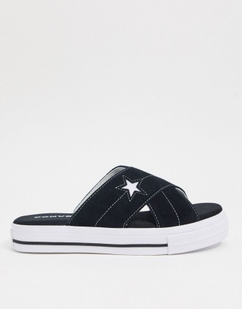 Converse One Star Crne Bijele - Ženske Sandale | 69384QSUB